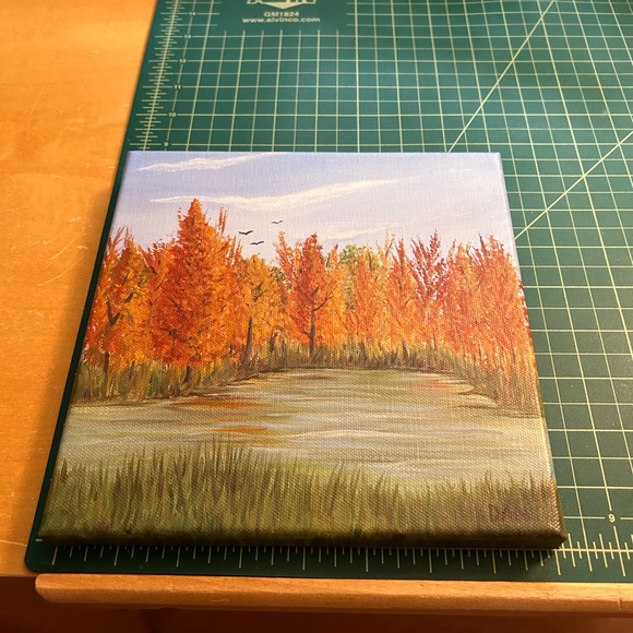 Original Fall Acrylic Painting - Picture 2 of 7